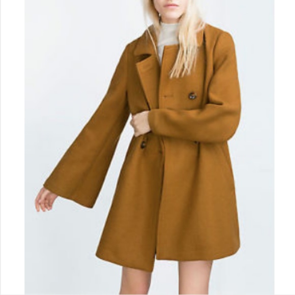 Zara Jackets & Blazers - Zara bell sleeved double breasted coat